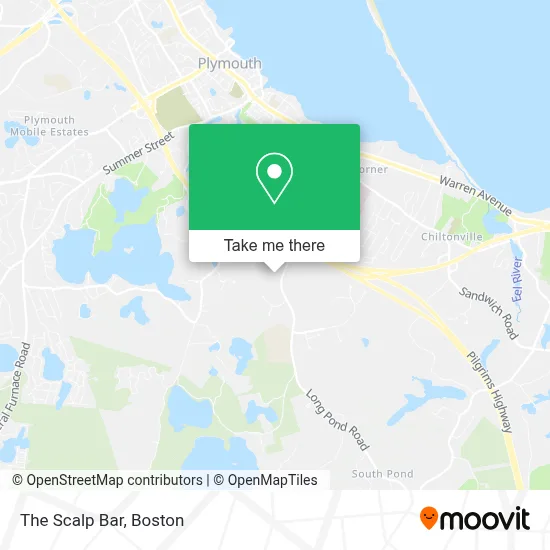The Scalp Bar map