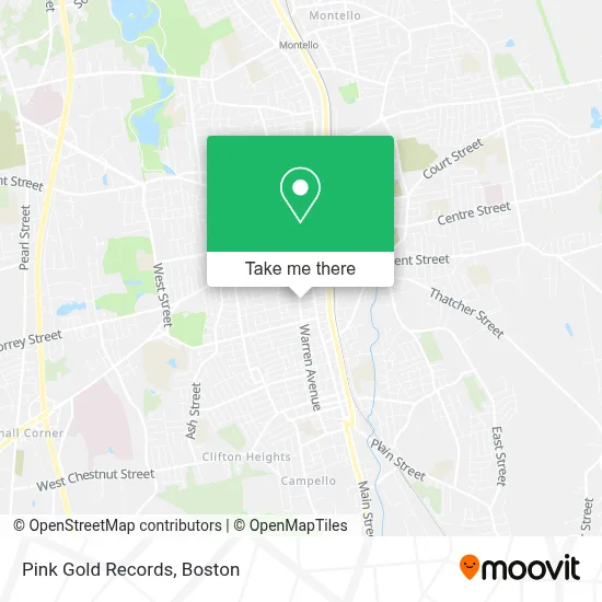 Pink Gold Records map