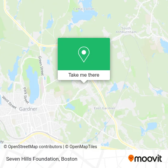 Seven Hills Foundation map