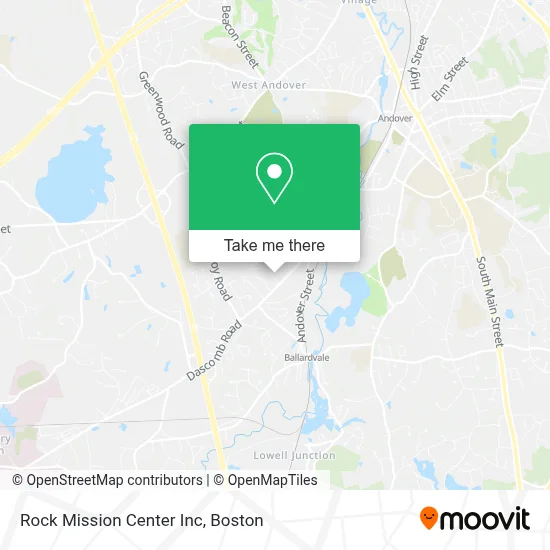 Rock Mission Center Inc map