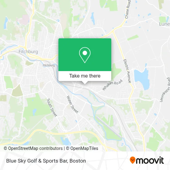 Blue Sky Golf & Sports Bar map