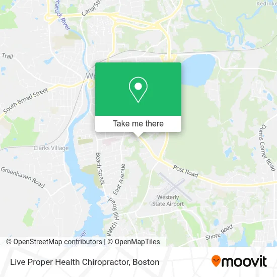 Live Proper Health Chiropractor map