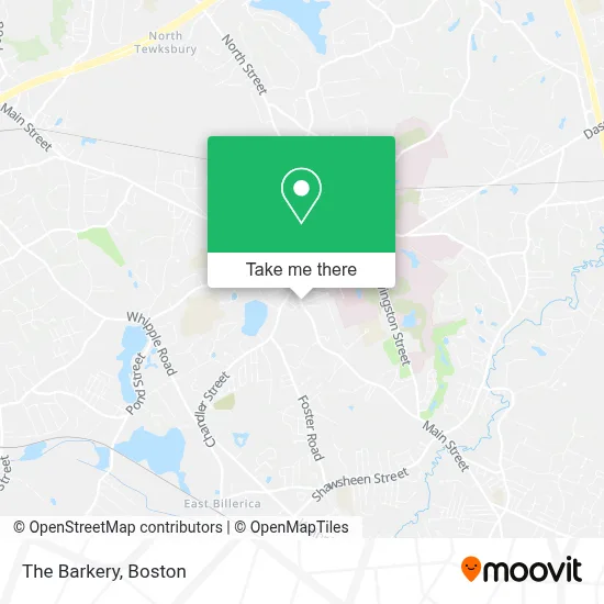 The Barkery map