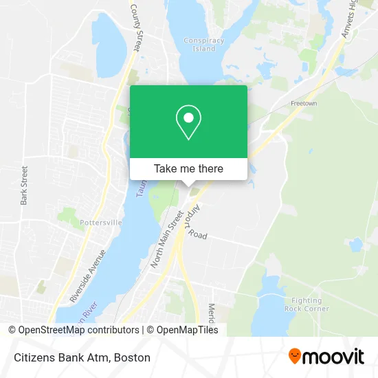 Citizens Bank Atm map