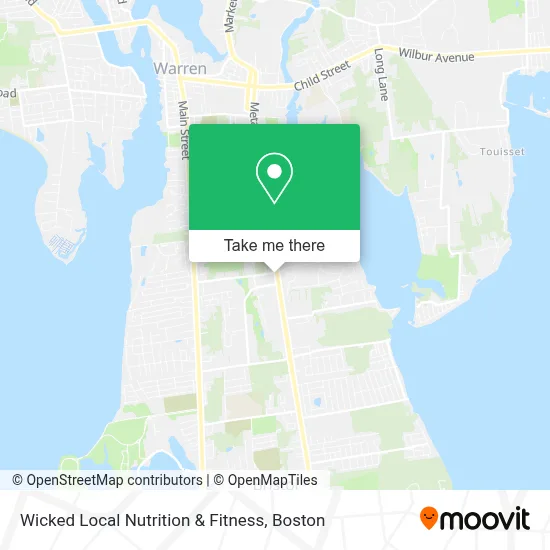 Wicked Local Nutrition & Fitness map