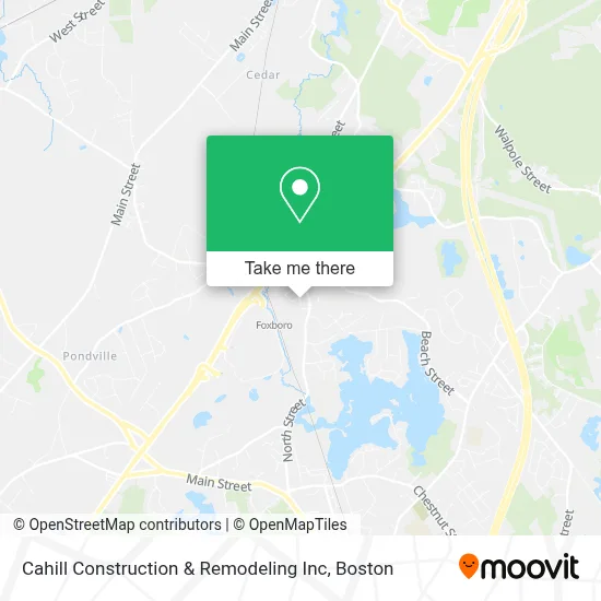 Cahill Construction & Remodeling Inc map
