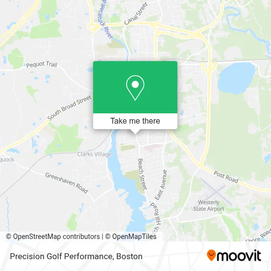 Precision Golf Performance map