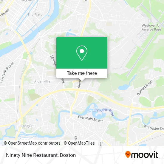 Ninety Nine Restaurant map