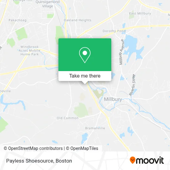 Payless Shoesource map