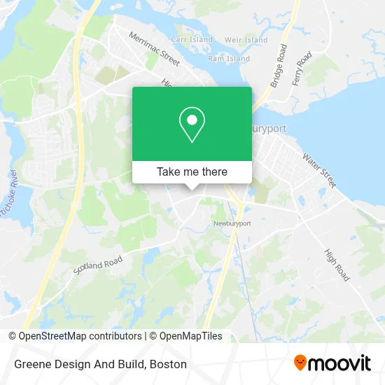 Greene Design And Build map