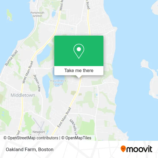 Oakland Farm map