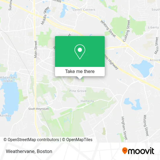 Weathervane map