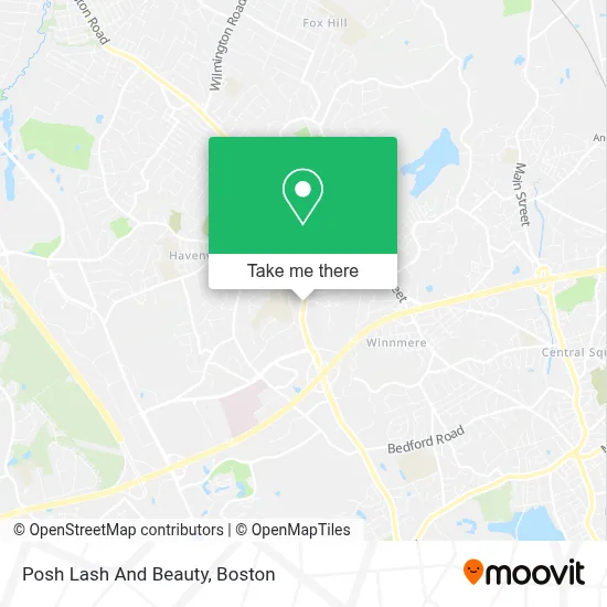 Posh Lash And Beauty map
