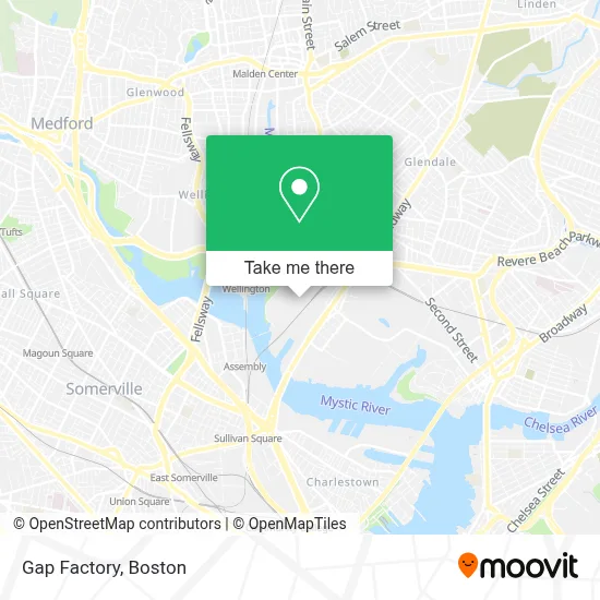 Gap Factory map