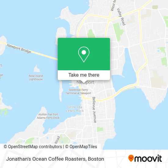 Jonathan's Ocean Coffee Roasters map