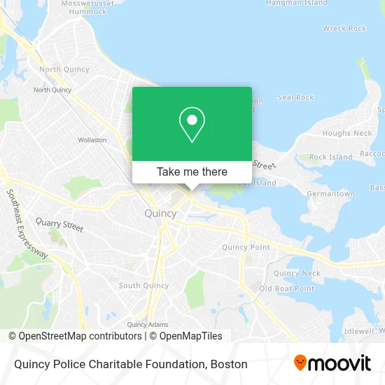 Quincy Police Charitable Foundation map