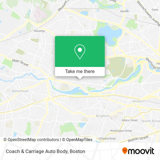 Coach & Carriage Auto Body map