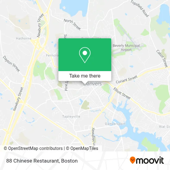 88 Chinese Restaurant map