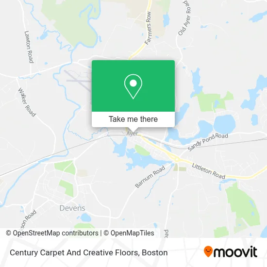 Century Carpet And Creative Floors map