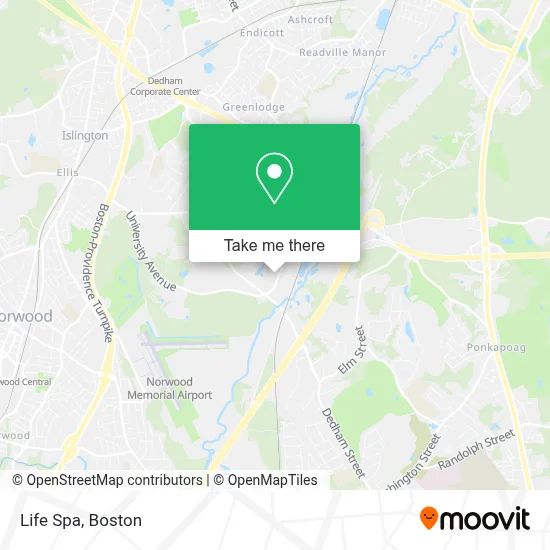 Life Spa map