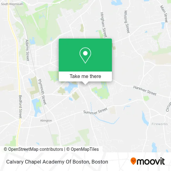 Calvary Chapel Academy Of Boston map