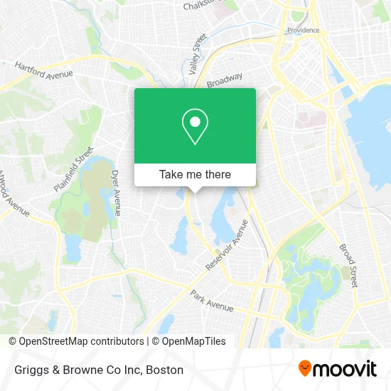 Griggs & Browne Co Inc map