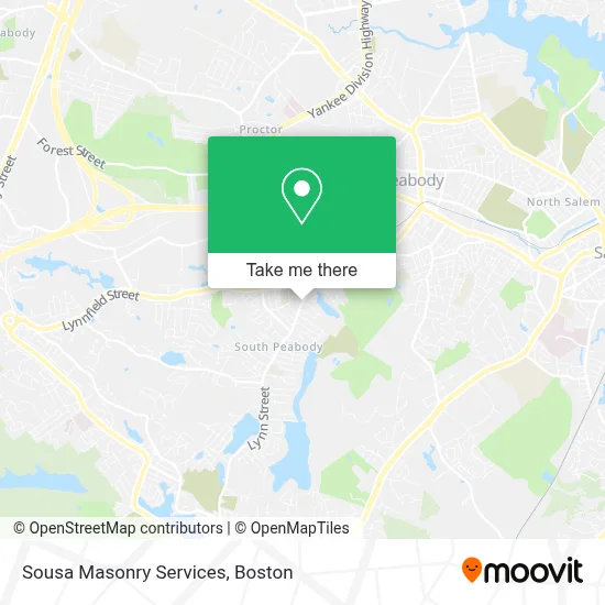 Sousa Masonry Services map