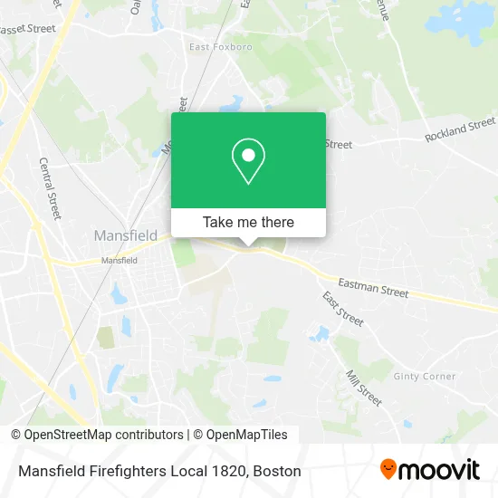 Mansfield Firefighters Local 1820 map