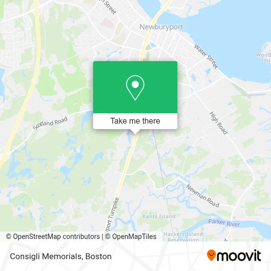 Consigli Memorials map