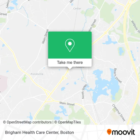 Brigham Health Care Center map