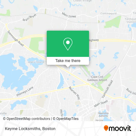Keyme Locksmiths map