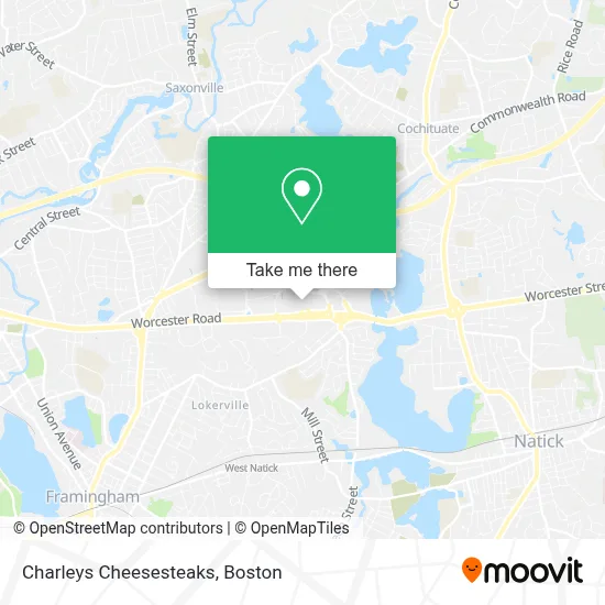 Charleys Cheesesteaks map