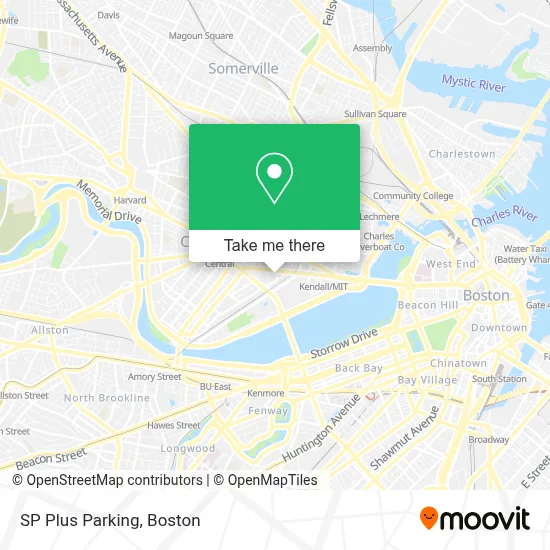 SP Plus Parking map