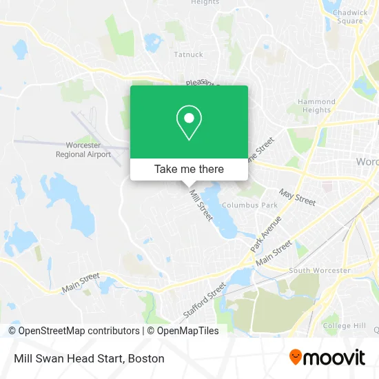 Mill Swan Head Start map