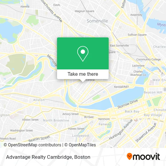 Advantage Realty Cambridge map