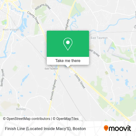 Finish Line (Located Inside Macy'S) map
