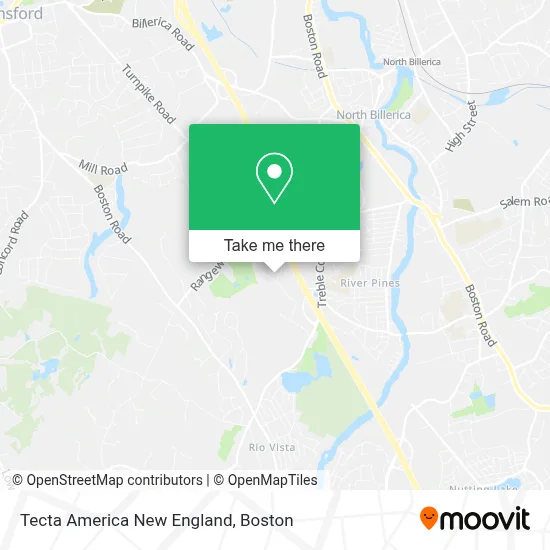 Tecta America New England map