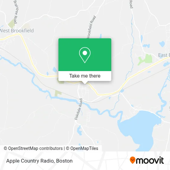 Apple Country Radio map