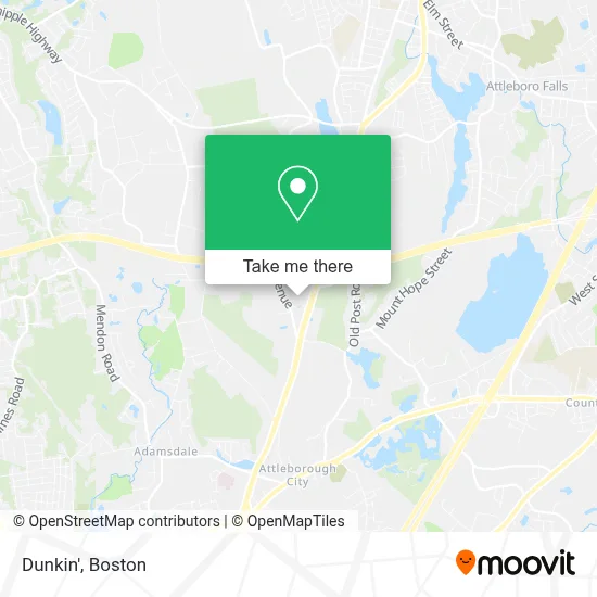 Dunkin' map