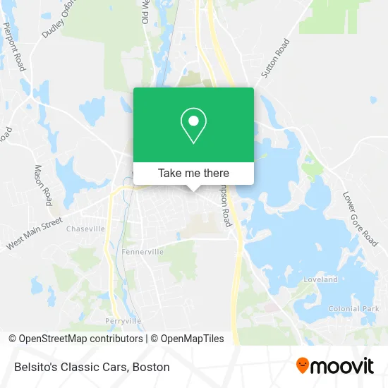 Belsito's Classic Cars map