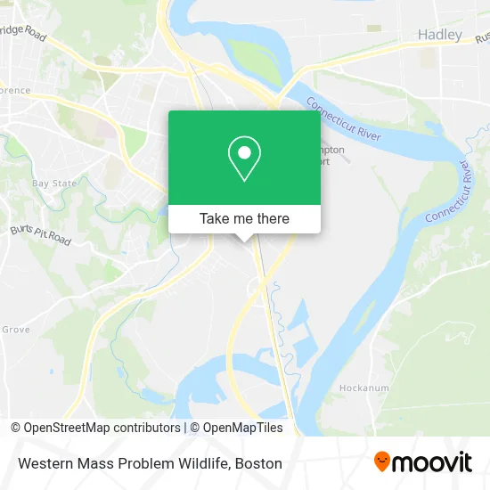 Western Mass Problem Wildlife map