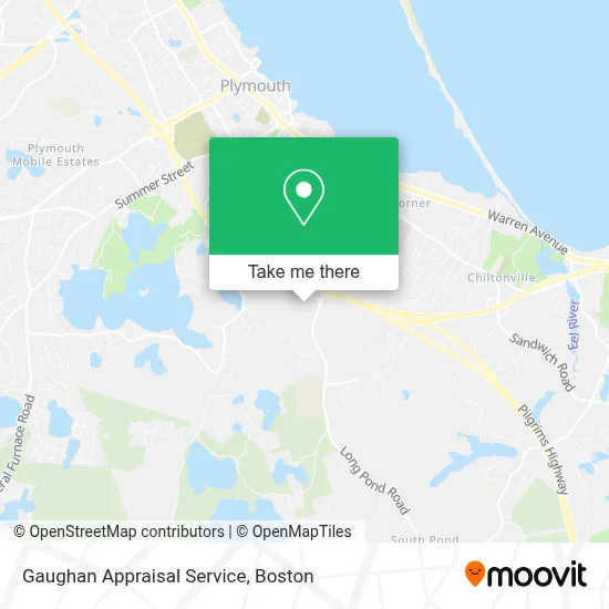 Gaughan Appraisal Service map