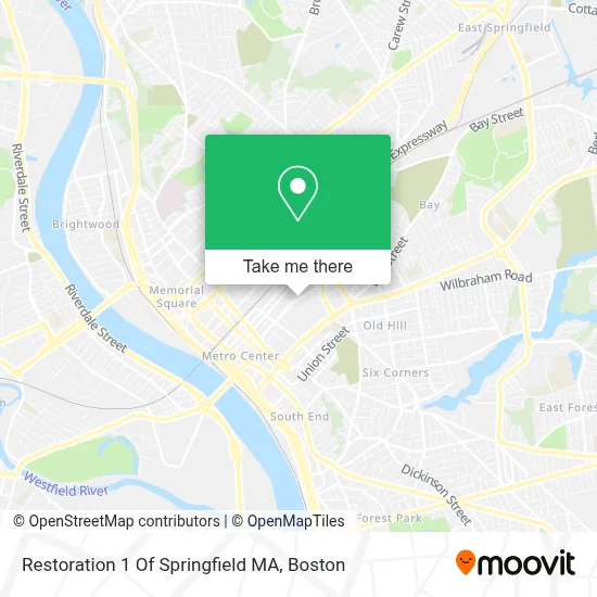 Restoration 1 Of Springfield MA map