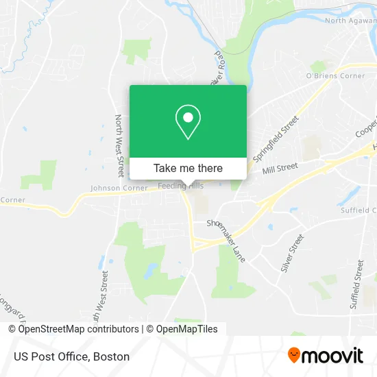 Us Post Office map