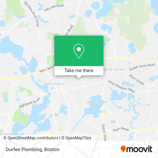 Durfee Plumbing map