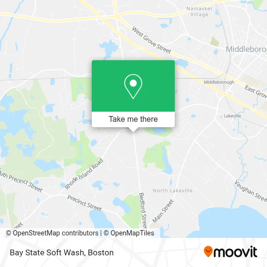 Bay State Soft Wash map
