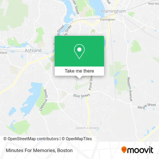 Minutes For Memories map
