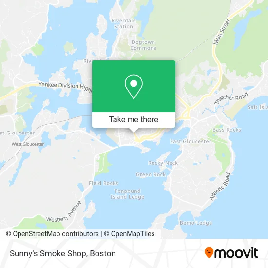 Sunny's Smoke Shop map