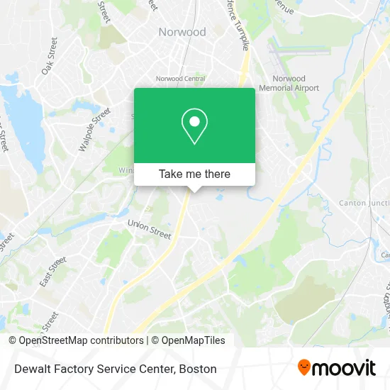 Dewalt Factory Service Center map