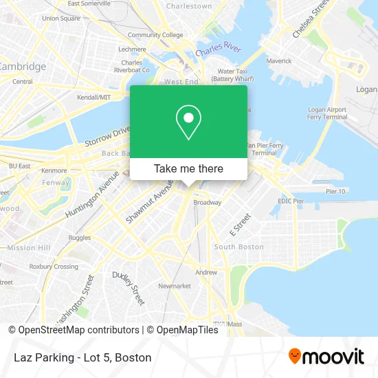 Laz Parking - Lot 5 map